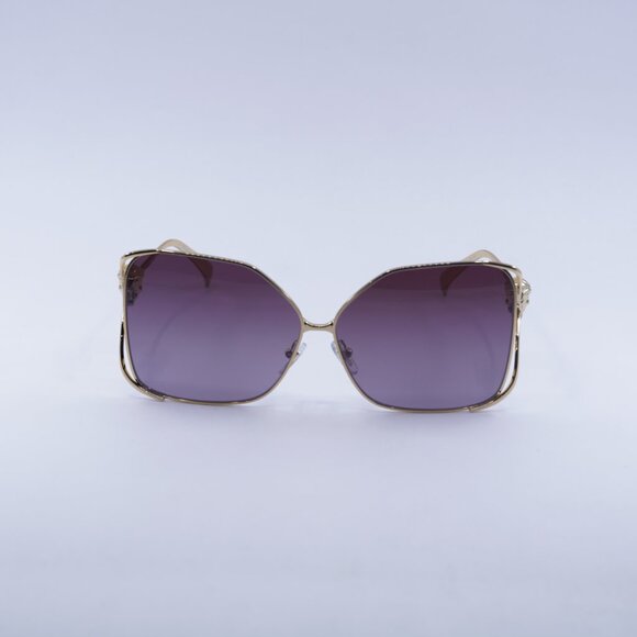 Versace VE2288 1002/6X Sunglasses Gold Square Frame, Violet Gradient Lenses - Picture 2 of 9